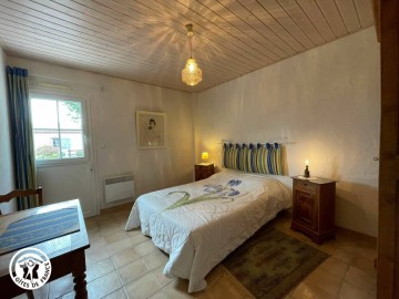 Gîte agréé Gîtes de France en Vendée : Chambre 3 (1 lit 140)_15 Gîtes de France Vendée