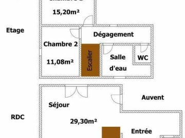 Plan intérieur_21 Gîtes de France Vendée