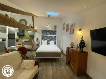 Gîte agréé Gîtes de France en Vendée : Séjour/salon/cuisine - 1 lit escamotable 140_4 Gîtes de France Vendée