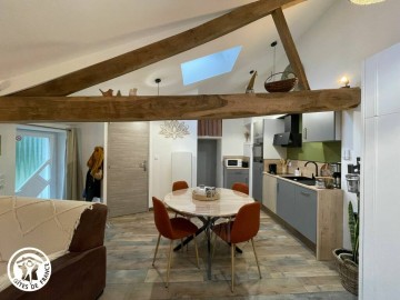 Gîte agréé Gîtes de France en Vendée : Séjour/salon/cuisine_6 Gîtes de France Vendée