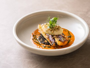 Restaurant L'Atelier, plat d'aubergines_4 Emeline Boileau