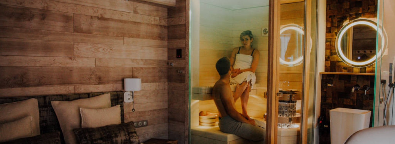 Lodge sauna - cote riviere & spa