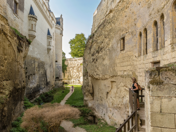 Château de Brézé - au fond des douves sèches